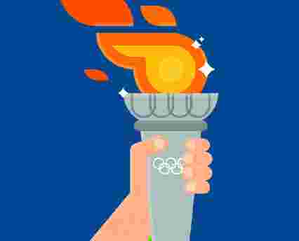 La antorcha olímpica